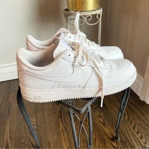 Men’s white Air Force one. 11